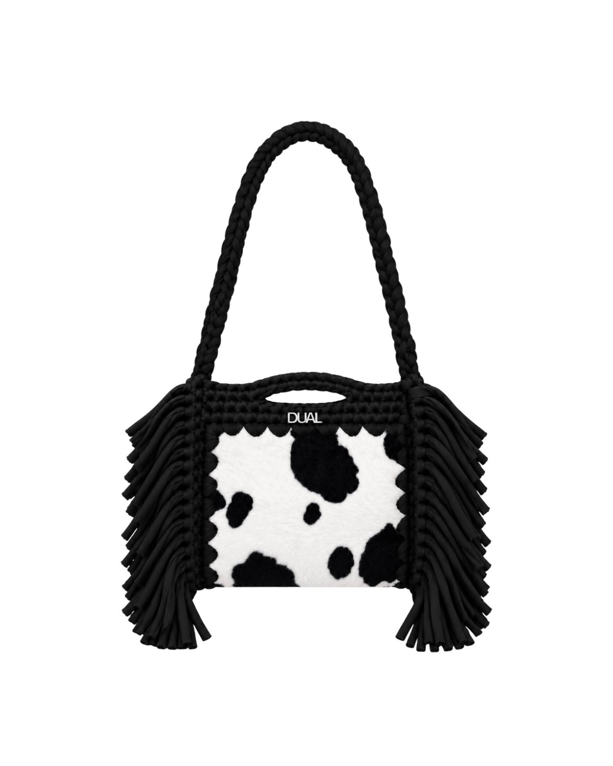 borsa animalier muccata block bag tracolla da spala