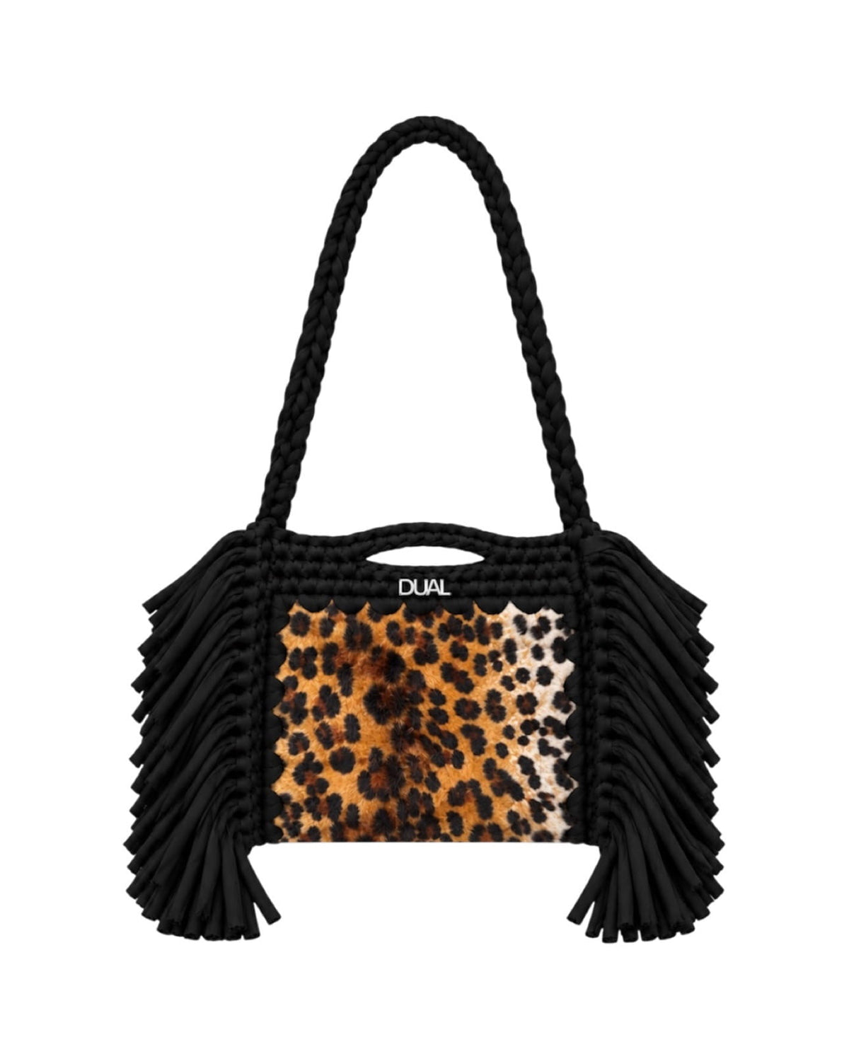 block bag borsa leopardata