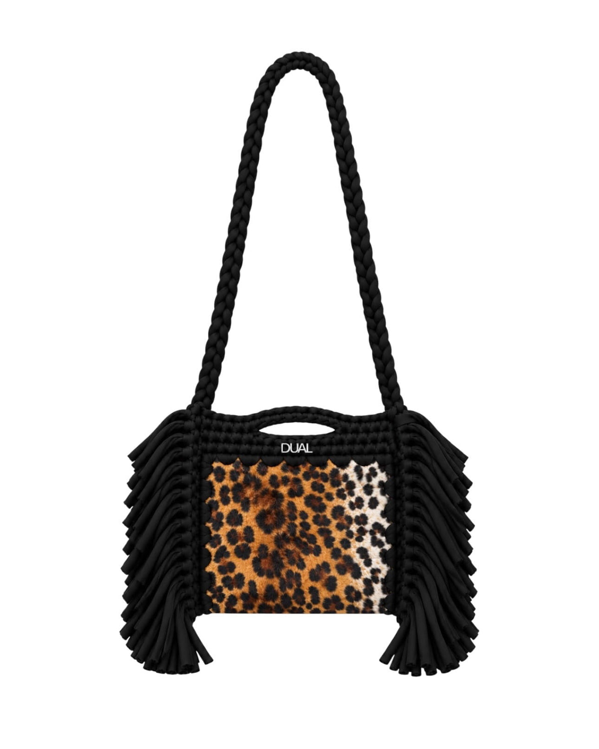 block bag borsa leopardata