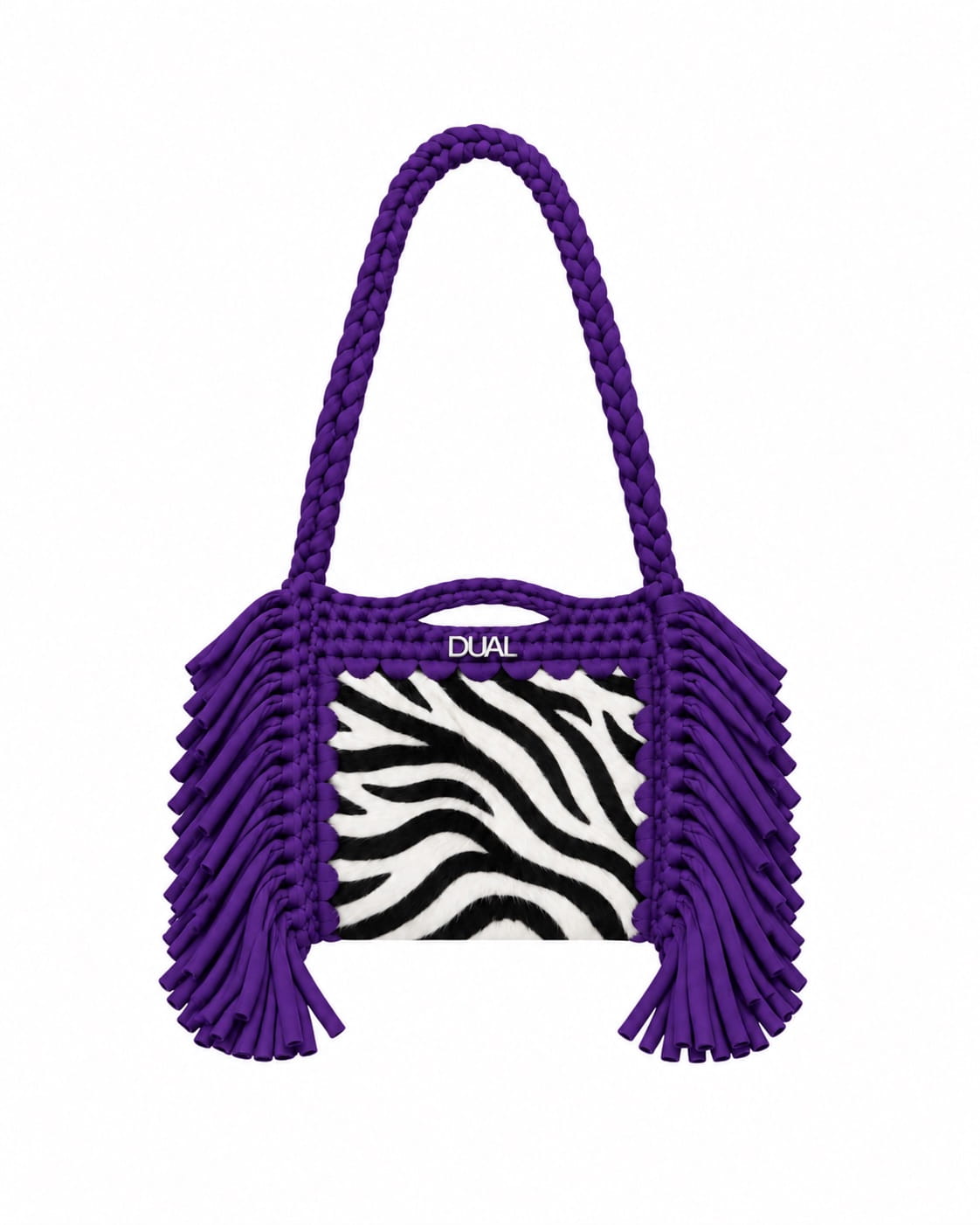block bag borsa zebrata