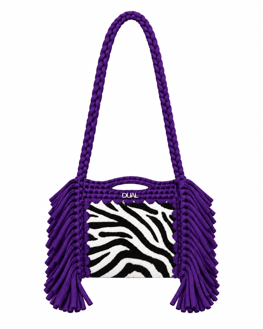 block bag borsa zebrata