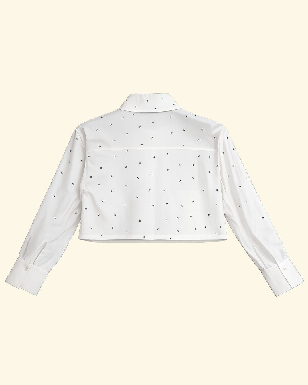 camicia strass bianca