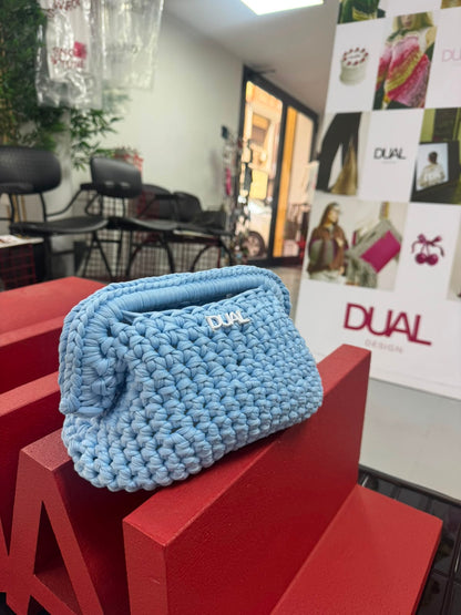 CLUTCH CROCHET MONOCOLORE