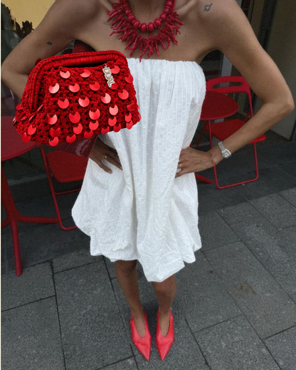 CLUTCH CROCHET PAILETTES