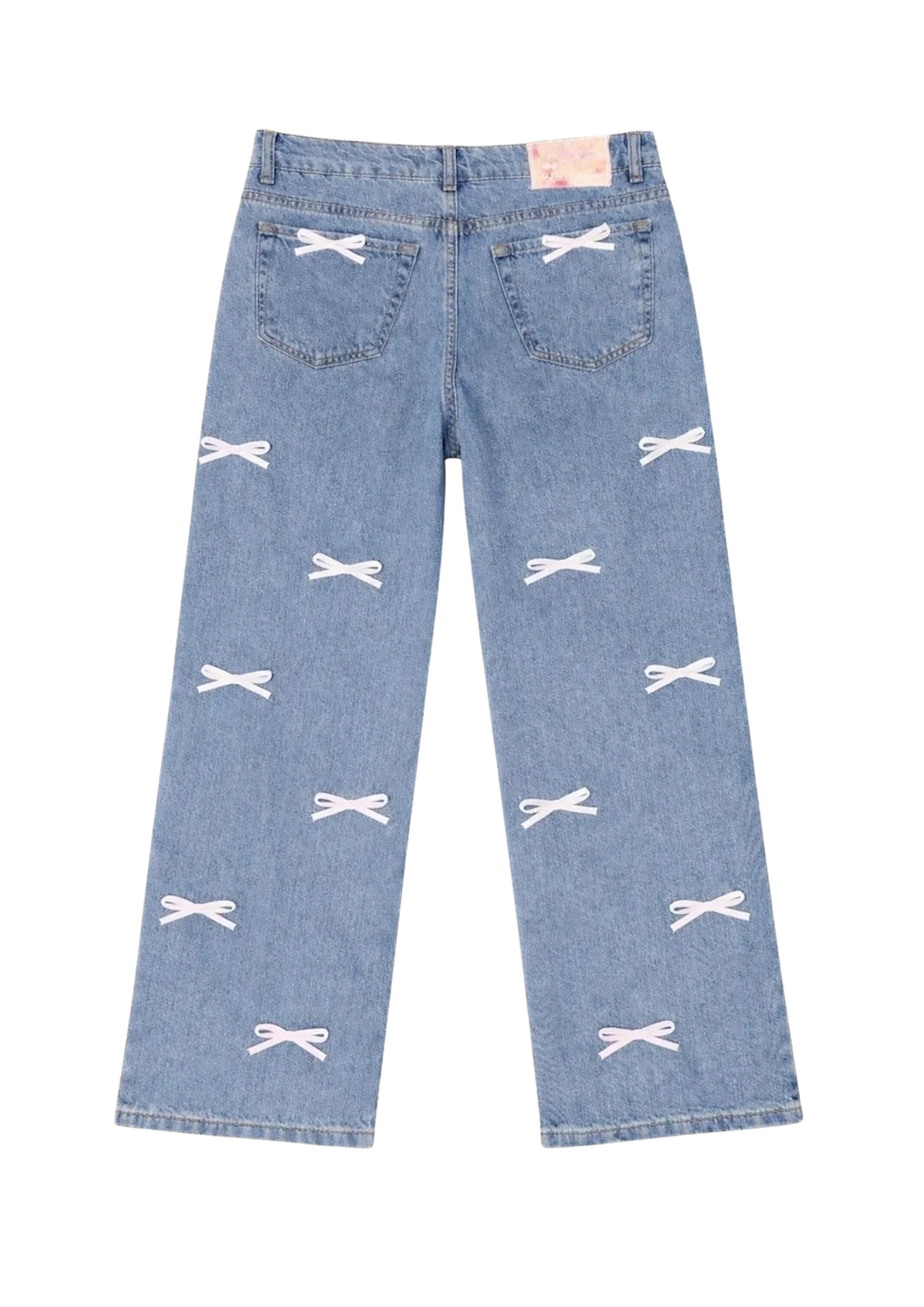 jeans pantaloni denim total fioccchi bianchi 