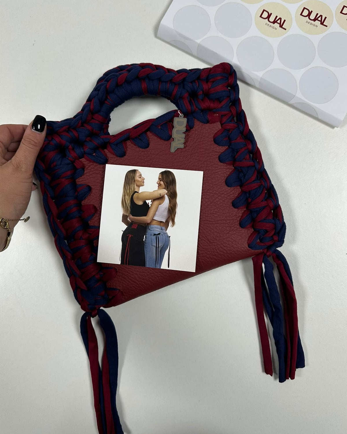 funny pelle bicolore crochet