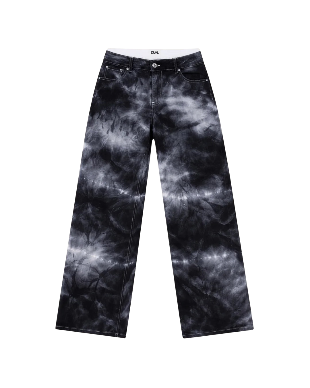 pantaloni jeans tintura nero