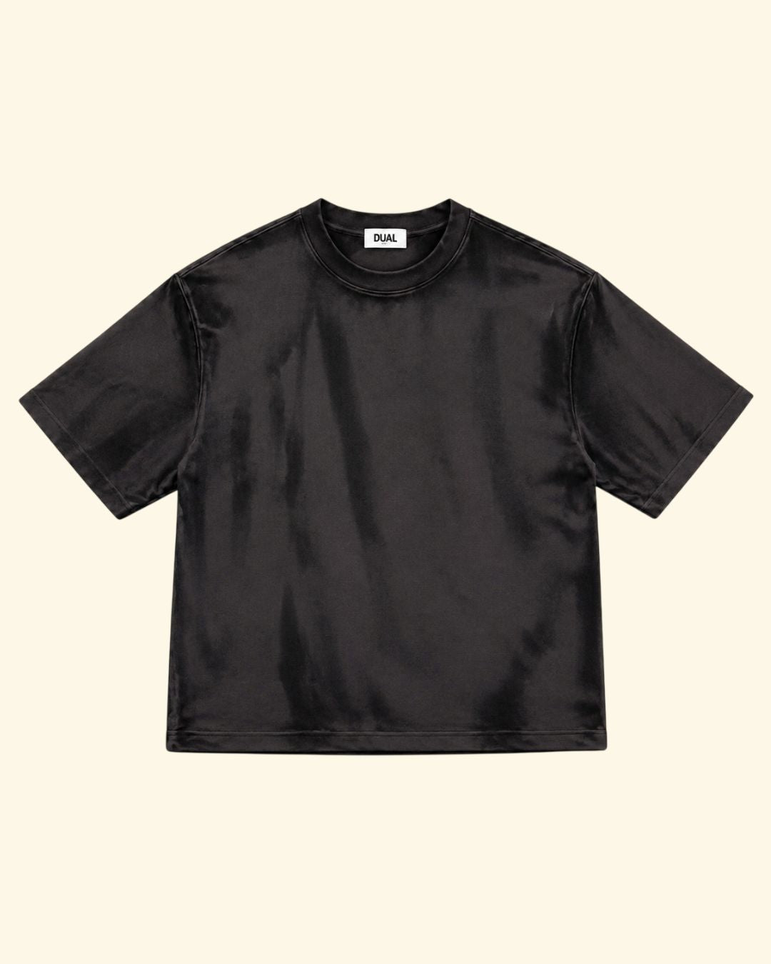 tshirt unisex nera maglietta over tintura manuale aerografo nera